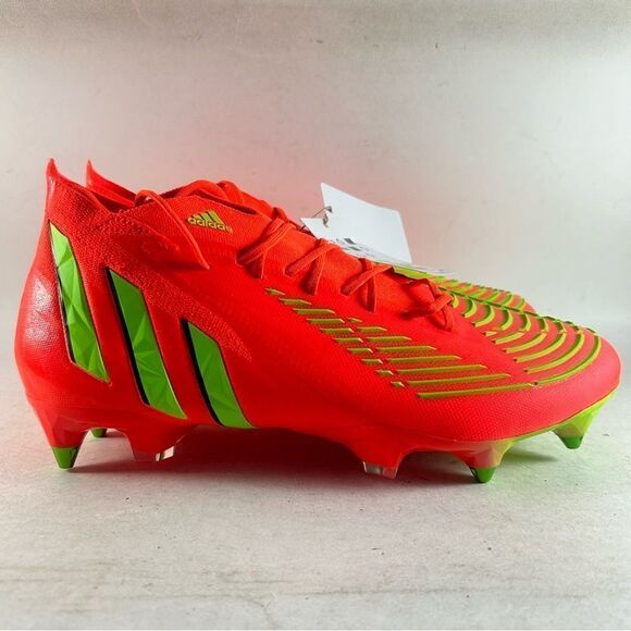 Adidas Predator Edge.1 SG Soccer Cleats Orange Size Mens 4.5 Womens 5.5 GW1016 - Picture 1 of 9